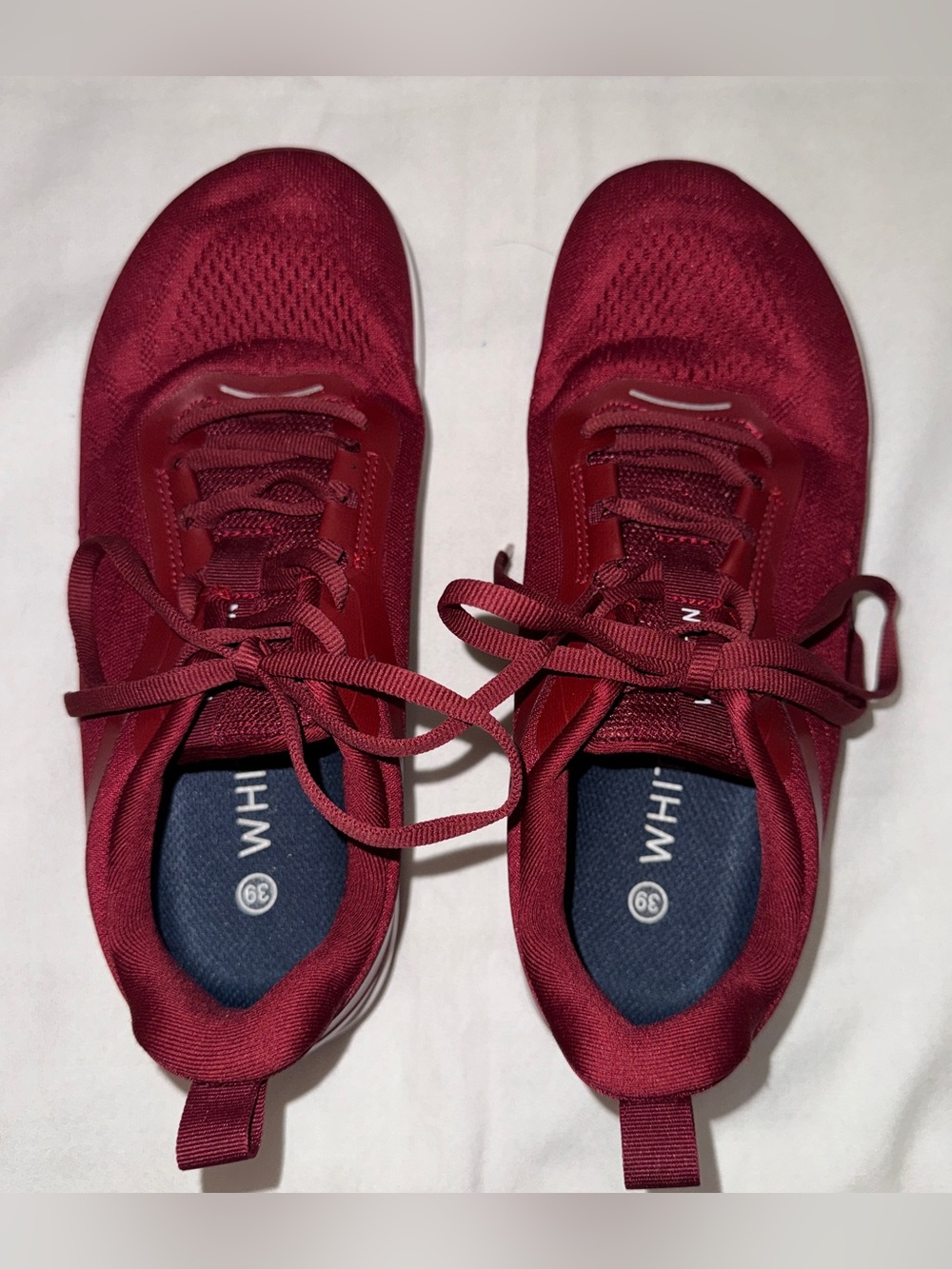 WHITIN Women's Burgundy Athletic Sneakers